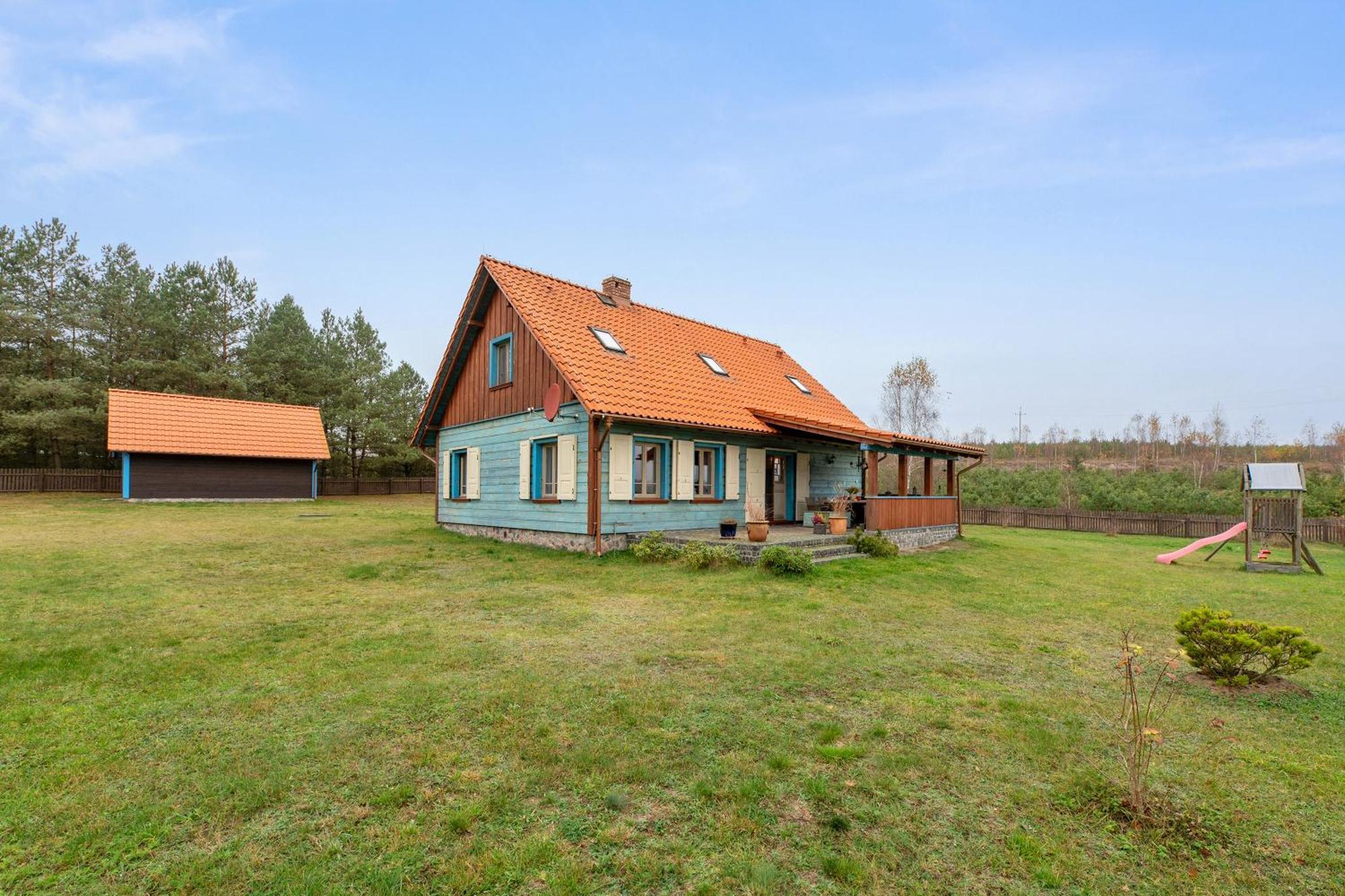 Lesny Dworek Sominy - Dom Z Sauna I Kominkiem Exterior photo