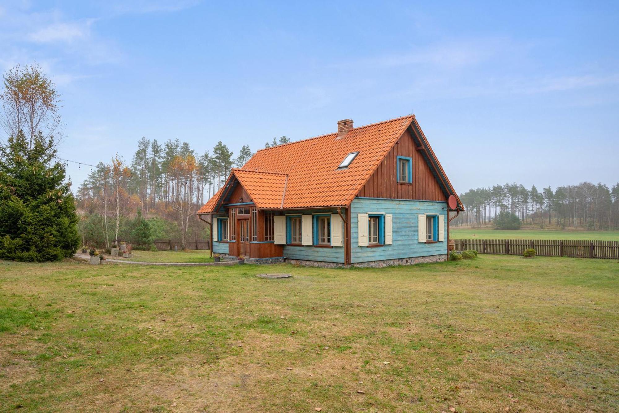 Lesny Dworek Sominy - Dom Z Sauna I Kominkiem Exterior photo
