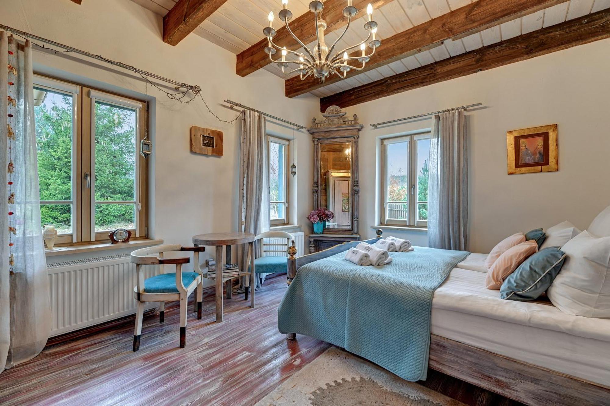 Lesny Dworek Sominy - Dom Z Sauna I Kominkiem Exterior photo