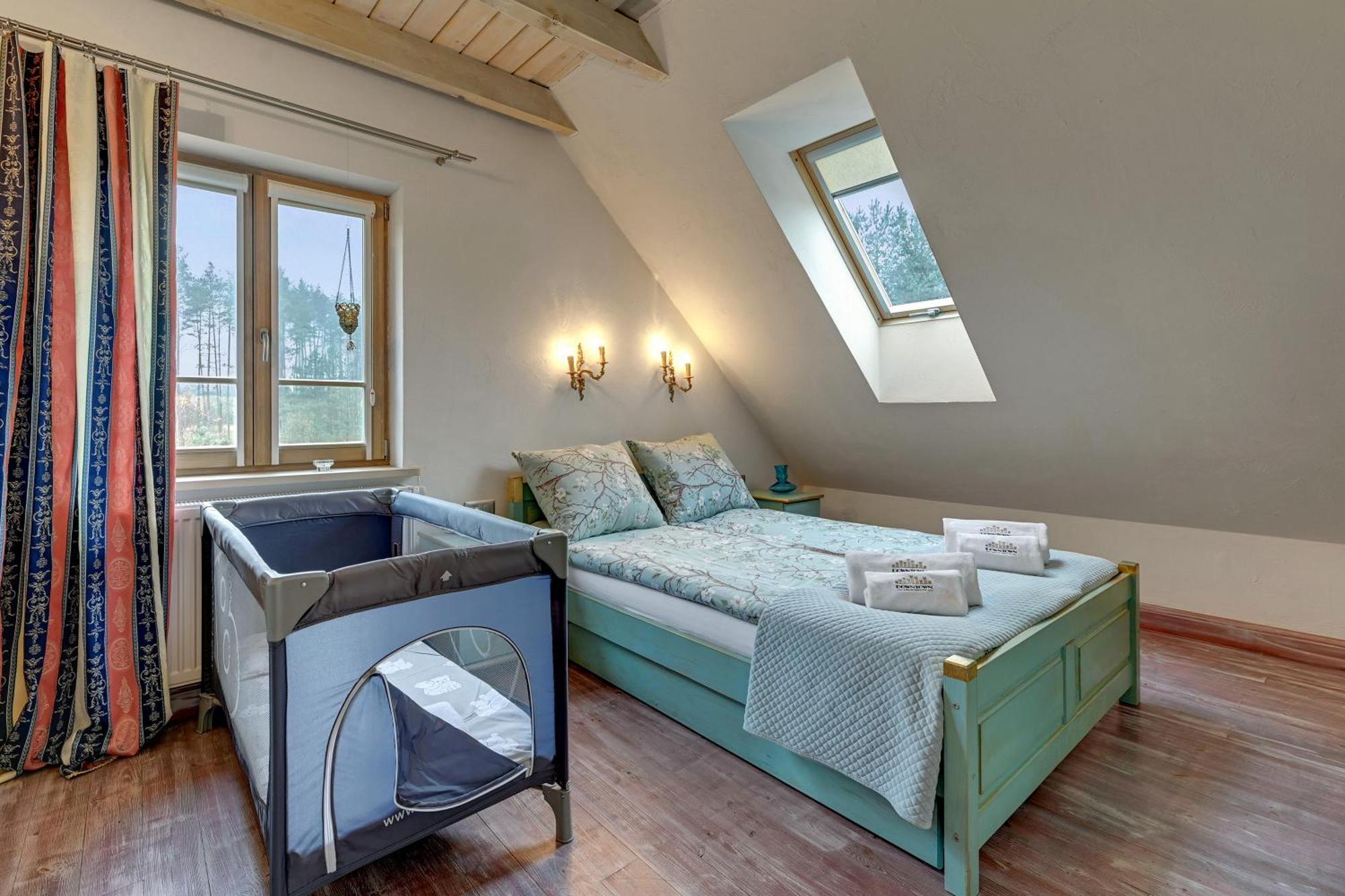 Lesny Dworek Sominy - Dom Z Sauna I Kominkiem Exterior photo